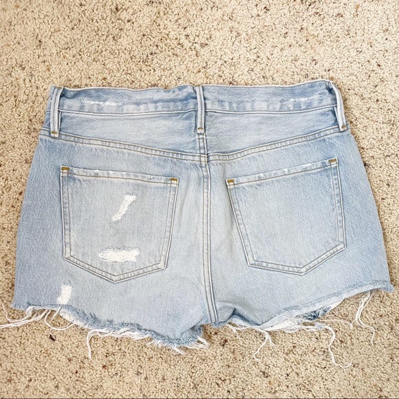 Frame denim Le Beau distressed shorts size 26 - Picture 6 of 11